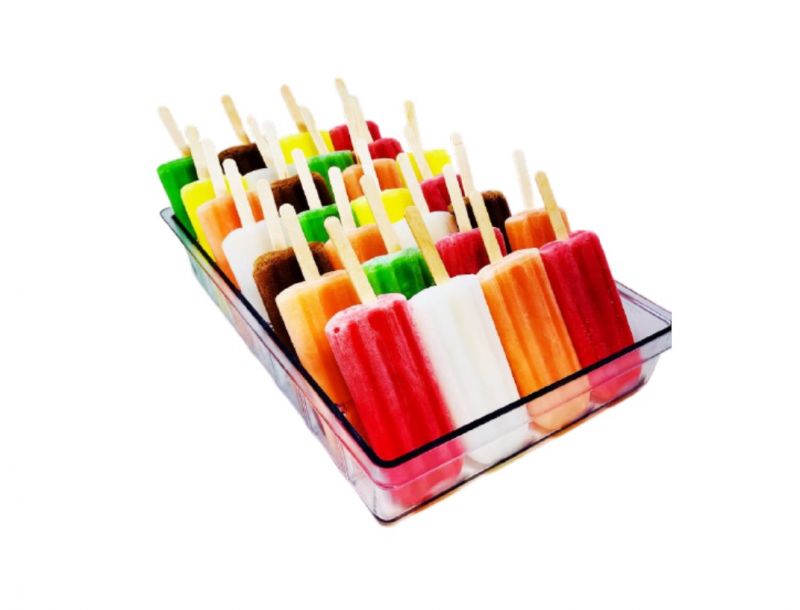 Ice Pop Tray Popsicle Display Tray ice lolly show shelf environmentally  friendly materials PV plastic